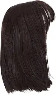 Fashion Women Hairpiece Short Bang Wig Air Bang Hair Set Natural Wig for Daily Wear