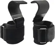 SubTack Lifting Straps Strength Training - Leather Lifting Straps Gym with 8mm Neoprene Padding & Cotton, Adjustable Weightlifting Hook Lifting Straps for Bodybuilding, Deadlifts, Fitness & Muscle