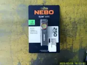 Nebo Slim Mini Rechargeable LED Pocket Light NEB-FLT-1042 - 250 Lumen Flashlight