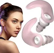 Noise Reduction Ear Plugs | Noise Isolating Waterproof Silicone Earplugs | Oval-designed Hearing Protection EarBuds Student Study Ear Plugs, For Swimming