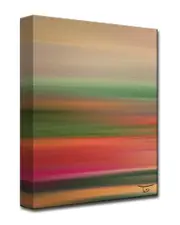 Ready2HangArt Blur Stripes LI Wrapped Canvas Wall Art by Tristan Scott