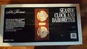 Vintage--(SETH THOMAS) Seaside Clock & Barometer Ships Clock Wall Clock Germany.
