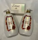 Dove PECAN BUTTER CRUNCH Hand Soaps & Pistachio Cream Bar Soap / Rare HTF