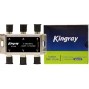 KINGRAY KT412F 4 Way 12Db Tap 5-2400Mhz Power Pass Fox App F30954 Foxtel