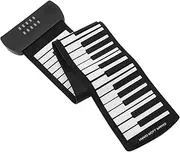 ifundom 61 Keys Roll up Piano Portable Digital Keyboard Piano Hand Rolled Built-in Speaker