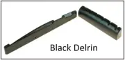 BLACK NUT & SADDLE Set - for TAKAMINE Acoustic Guitars - Replacement Upgrade