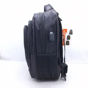 Polo Bag AIDEN 帆布面料 4室16寸數字鎖 USB進口筆記本電腦雙肩包 POLO帆布防水16寸數字鎖4室書