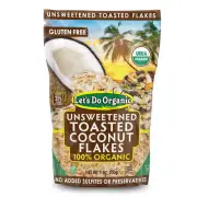 Toasted Unsweetened Coconut Flakes - Coconut Flakes Unsweetened Organic, Orga...