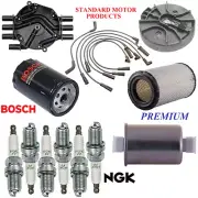 Tune Up Kit Filters Cap Spark Plugs Wire For CHEVROLET C1500 V6 4.3L 1997-1998