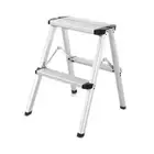 Folding Step Ladder Portable Stable High Stool for Household Store Factories