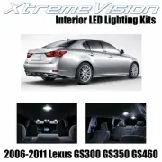 XtremeVision Interior LED for Lexus GS300 GS3500 GS460 06-11 (3 PCS) Pure White (for: Lexus)