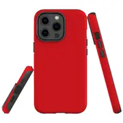 For Apple iPhone 13 Pro Max Case, Armour Back Cover, Red