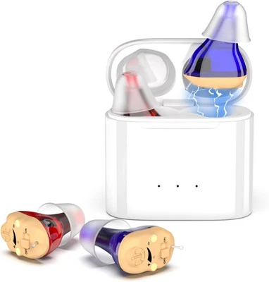 Hearing Aids, Wireless Rechargeable Hearing Amplifier, OTC Hearing Aids with ...