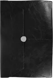 DOITOOL Leather A4 Folder Large Capacity Reusable File Bag Office Document Holder Magnetic Closure