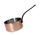 De Buyer Inocuivre Tradition Copper Saucepan With Cast Iron Handle, 0.85 qt