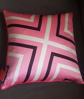 Plush Living Nook Intersect Pillow - Pink