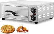 [VEVOR] Electric Pizza Oven for Countertops, 12-inch, 1500W, with Temp Control & 0-120 Min Timer, Even Baking Technology & Easy Clean Crumb Tray, Ideal for Both Commercial & Home Kitchens