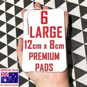 Dr Ho's TENS compatible ELECTRODE PADS - 12cm x 8cm x 6 LARGE PREMIUM PADS