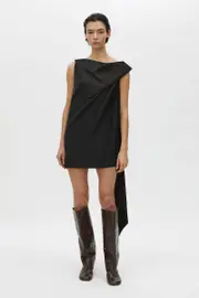 Natalini Wool Mini Dress in Black - CAMILLA AND MARC® C&M