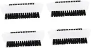 Gogogmee Abs Nail Cleaning Brush Set 4pcs Handwashing Nail Brush Portable Double-Sided Soft Durable Non-Slip for Home Salon Travel Use