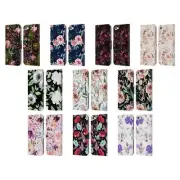 ANIS ILLUSTRATION FLOWER PATTERN 3 LEATHER BOOK CASE FOR APPLE iPOD TOUCH MP3