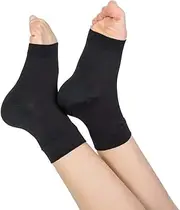 TOFLY Plantar Fasciitis Socks for Women Men, True 20-30mmHg Compression Socks for Arch & Ankle Support, Foot Care Compression Sleeves for Injury Recovery, Eases Swelling, Pain Relief, 1 Pair, Black M