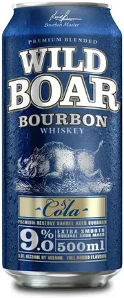 Wild Boar Bourbon & Cola 9% Cans 500ml