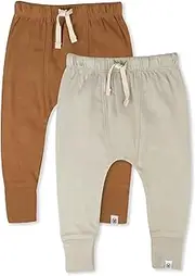 [HonestBaby] Baby 2-Pack Organic Cotton Harem Sweatpants