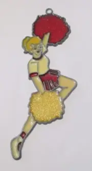 RED CHEERLEADER SUNCATCHER (SUNCATCHERS)