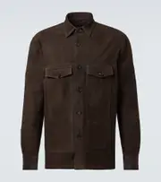 [Thom Sweeney] Thom Sweeney Suede field jacket AU 96 brown