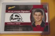 2013 Select Future Force Red Signature card - Tom Boyd