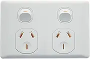 10 Pack of G.E.P. Double Power Point - GPO - 10A - SAA