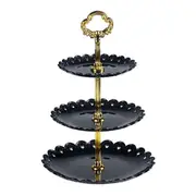 3 Tier Tool Wedding Food Fittings Cupcake Party Serving Fruit Cake Plate Stand