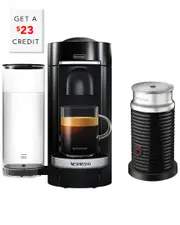 Nespresso by De'Longhi Vertuo Plus Coffee & Espresso Machine & Milk Frother with $24 Credit