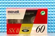 MAXELL SX-II 60 VS II TYPE II BLANK CASSETTE TAPE (1) (SEALED)