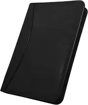 SHOWERORO Versatile Zippered Portfolio Binder Organizer for Business Folders Work Folder Zipper A5 Document Organizer Binder