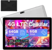 Tablet 10.1 Inch Android Tablets, 2025 Cellular Tablets with SIM Card Slot, 4G L