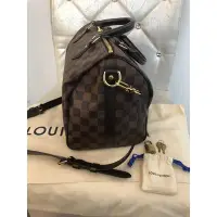 在飛比找Yahoo!奇摩拍賣優惠-LV LOUIS VUITTON Speedy 30 附背帶