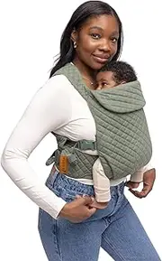 WildBird - Aerial Carrier - 7 to 45 lbs - for Moms, Dads & Caregivers - 100% Natural European Linen Fibers - Versatile & Adjustable - Large Size - Treepie Fabric (Amazon Exclusive)