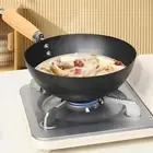 Wok 7.87inch Uncoated Egg Baking Pan Chinese Frying Pan Flat Bottom Skillet Iron