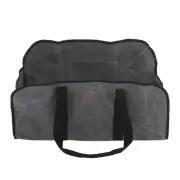 Large Wax Canvas Firewood Log Carrier Durable Portable Bag For Indoor Use
