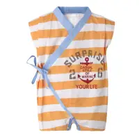 在飛比找momo購物網優惠-【baby童衣】任選 日式風格無袖綁帶包屁衣 61021(橘