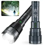 Rechargeable Flashlights 1990000 High Lumens, XHP160.6 Super Bright LED Flash...