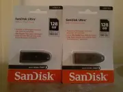 2pcs x SanDisk Ultra 128GB USB 3.0 Flash Drive NEW! BARGAIN! LOCAL STOCK!