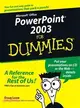 Powerpoint 2003 for Dummies