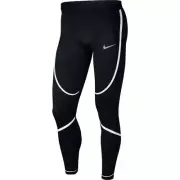 Nike Power Tech DRI-FIT Running Tights Black White 943687 010 Sz 2XL
