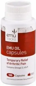Emu Tracks Emu Oil 750mg 100caps