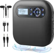 ARAFUNA CD Player Portable, Bluetooth CD Player with Speakers, 2000mAh Rechargea