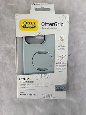 OtterBox OtterGrip Symmetry Case for iPhone 14 Pro Max Color Chill Out Green