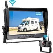 Digital Wireless Backup Camera 10.1" DVR Monitor 1080P Reverse for Truck/Caravan